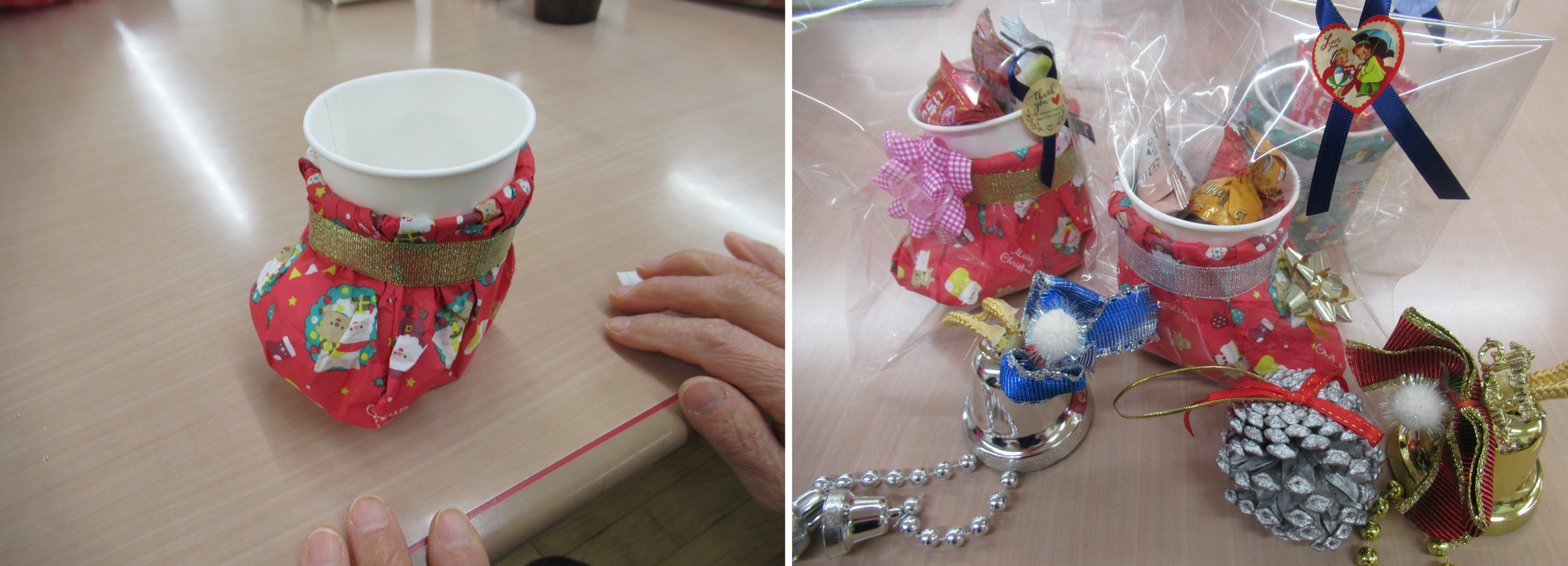 通所　クリスマスブーツを作ろう！
